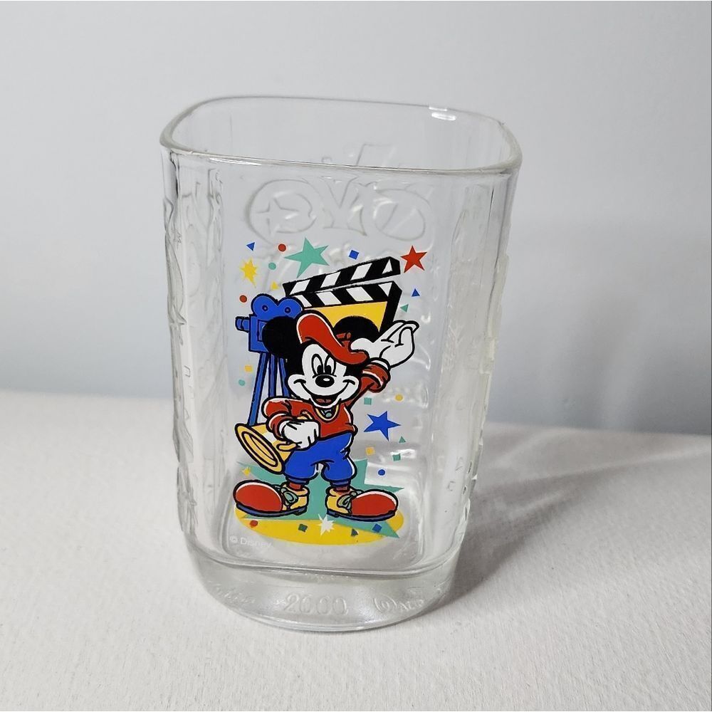 McDonald's Walt Disney World Disney Studios Millennium 2000 Glass Mickey Mouse